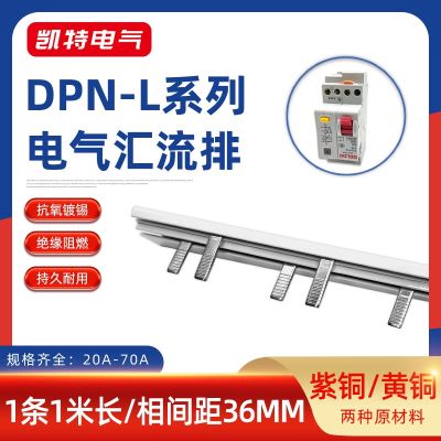 【JH】 DPN leakage 63A busbar 20A-70A copper brass DZ267 protection empty open connection row circuit breaker wiring