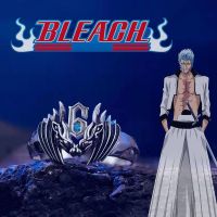 【CC】 Anime Bleach Grimmjow Jeagerjaques Adjustable Opening Rings Jewelry Accessories Prop Gifts