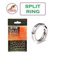 สปลิทริง (SPLIT RING) สแตนเลสอย่างดี แข็งแรง ไม่เป็นสนิม สำหรับงานจิ๊ก และงานเหยื่อปลอม By T-Rex