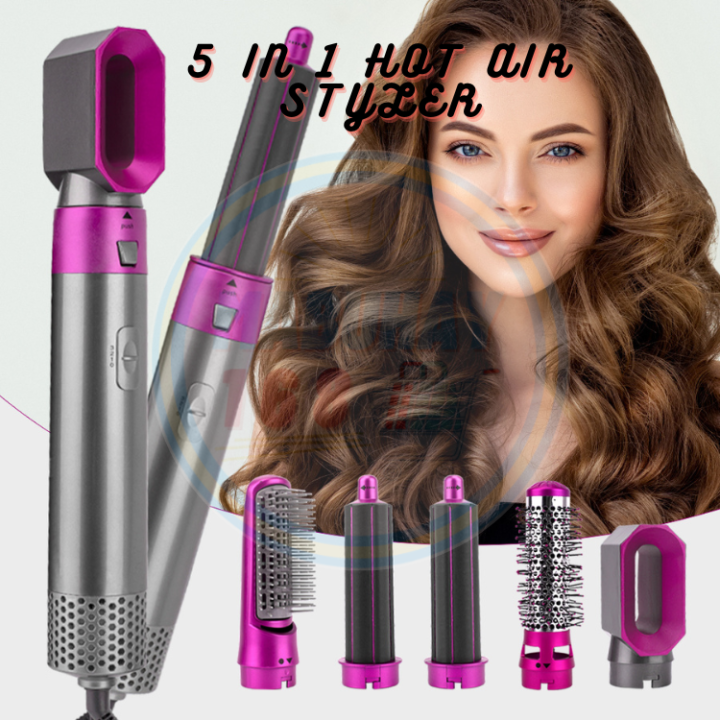Mabuhay168 Hair Dryer Straighteners Kit 5 in 1 Hair Air Styler