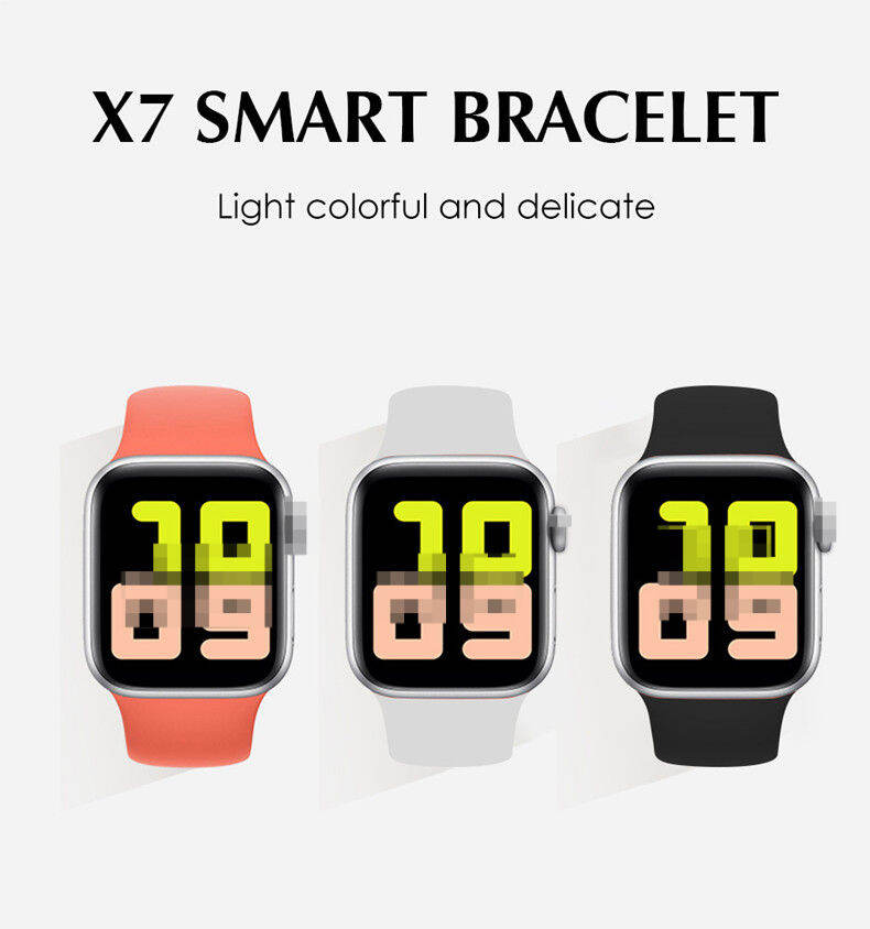 Smart Watch X7 นาฬิกาสมาท นาฬิกา นาฬิกาสมาทวอท นาฬิกาข้อมือ เมนูภาษาไทย เปลี่ยนหน้าจอได้ โทรได้ 9516