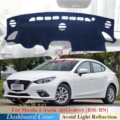 Dashboard Cover Protective Pad for Mazda 3 BM BN 2013 2018 Axela Car Accessories Dash Board Sunshade Carpet 2015 2016 2017