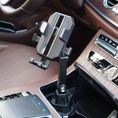 Height Adjustable Car Cup Holder Phone Mount Support Car Truck Suv Mobile Phone Holder Smartphone Bracket Cell Phone Stand