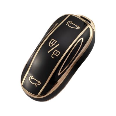 huawe Remote Key Tpu Car Key Case Cover for Tesla Model X Key Cover Car Accessories Key Holder Women Men Keychain Keyring Key Cover