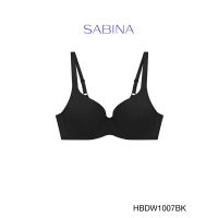 Sabina เสื้อชั้นใน (มีโครง) รุ่น Habpy Non Push รหัส HBDW1007BK สีดำ HBDW1007CL สีเนื้ออ่อน HBDW1007BR สีน้ำตาล