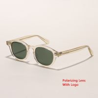 【CW】 Johnny Depp Polarized Sunglasses Man Brand Designer UV400 Driving Shades Acetate Frame LEMTOSH Glasses Woman