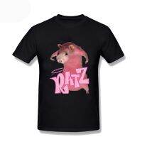 Funny Men Funny Ratz Anime T-Shirt Mens Tshirts Homme Black Mens Clothing Unisex Top Tees Couple Plus Size 3Xl T-Shirts Tops S-4XL-5XL-6XL