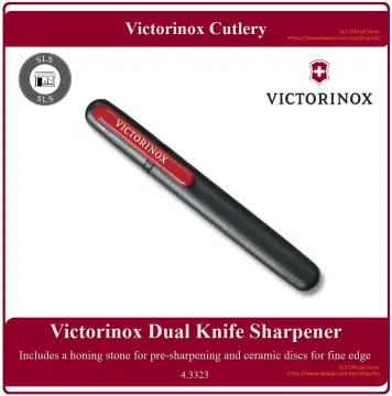 Ceramic Discs 2-Stage Red Knife Sharpener - Victorinox