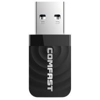 【Support-Cod】 【Direct-sales】 {Ready}COMFAST USB การ์ดเครือข่ายไร้สาย1300Mbps WiFi Dongle Adapter 802.11 B/g/n