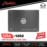 BOSTWICK SBA-1202 เพาเวอร์แอมป์ 4 ชาแนล คลาสเอบี แอมป์รถยนต์ แอมป์ขยายเสียง แอมป์ ขับกลาง ขับแหลม amplifier Class AB 4ch