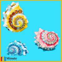 MINUTE หลายสี เข็มกลัดคอนช์ พลอยเทียมเทียม เครื่องประดับสำหรับตกแต่ง พินเคลือบ แฟชั่นสำหรับผู้หญิง เสื้อยกทรงคอร์เซจ สำหรับผู้หญิง