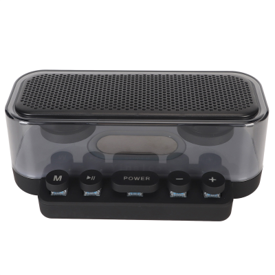 RGB Bluetooth Speaker IPX5 Waterproof Speaker Type C Charging Bluetooth Subwoofer Speaker with Mechanical Keyboard Button