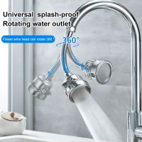Faucet Sprayer 360° Rotating Faucet Aerator Sink Sprayer Adjustable Kitchen Faucet Sink Tap Head Water Saving Extend Nozzle