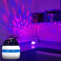 Attractive Night Lamp Projector USB Powered Projection Lamp Spinning Starry Star Projection Lamp Stage Light  Decorative Night Lights