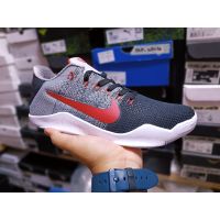 AU HOT 【Original】 ΝΙΚΕ K0be 11 Elite Mens Fashion รองเท้าบาสเก็ตบอล BlackGreyRedWhite Sports Shoes {Limited Time Offer}