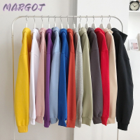 Margot Fashion เสื้อฮู้ด เสื้อแขนยาวอบอุ่น หลวมและสบาย สบาย เท่ ชิค ทันสมัย WWY2392Z6E 38Z230923