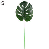 ต้นไม้เทียมตกแต่งบ้านปาร์ตี้งานแต่งงาน,ลายใบไม้ Monstera สำหรับตกแต่งโต๊ะห้องครัว1ชิ้น