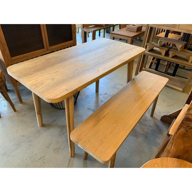 Style ไม้เนื้อแก่ ไม้สักแท้100% โต๊ะไม้สักModern Japanese