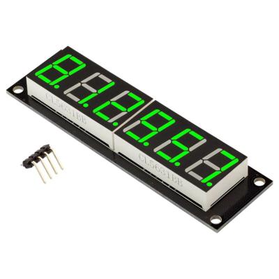 หลอดชุดสัญญาณไฟ LED ดิจิตอล0.56in TM1637 0.56จอแสดงผลแอลอีดีโมดูลนาฬิกา7ส่วน6หลักสำหรับ Arduino
