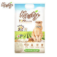 Kasty Tofu Litter กลิ่น ออริจินอล10L. ทรายแมวเต้าหู้  ไร้ฝุ่น จับตัวเป็นก้อน ทิ้งชักโครกได้ สำหรับแมวทุกวัย