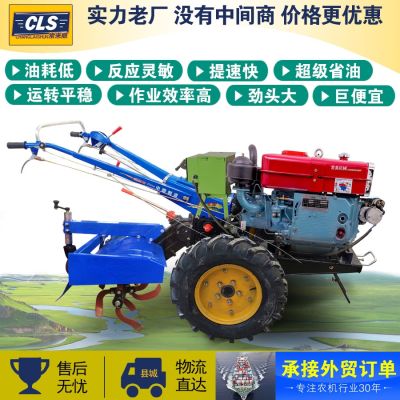▪ↂ✑ Small multi-function rotary cultivator ridging furrowing seeding to harvest machinist help farm from shaking four-wheel-drive tractors