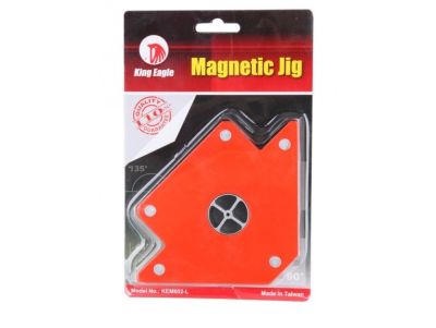 King Eagle Magnetic jig แม่เหล็กจับฉาก ไซด์ L (4นิ้ว)  ที่จับมุมฉาก แม่เหล็กจับมุม ฉากเหล็กจับมุม  เหล็กจับฉาก ที่จับฉาก90องศา เหล็กจับฉาก90