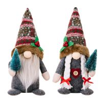 Christmas Faceless Dolls Decorations for Home Christmas Ornament Xmas Navidad Gifts New Year