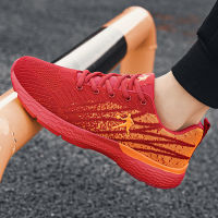 Overseas Chinese Dannu Mesh Sports Shoes Mens Shoes 2021 New Autumn Breathable Running Shoes Lightweight Non-slip Leisure Joker