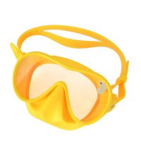 KEEP DIVING 1 Piece Adult Panoramic Scuba Diving Mask Premium Swim Goggles with Nose Cover ,Blue