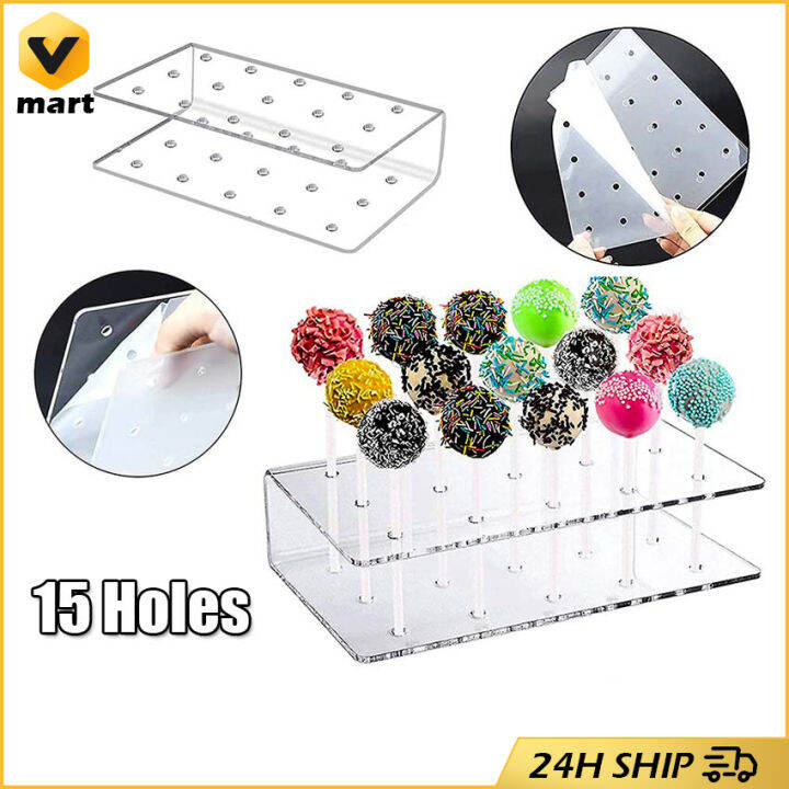 Lollipop Display Stand 15 Hole Clear Acrylic Lollipop Holder Wedding