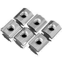 250Pcs M5 T Sliding Nut Zin-Plated Carbon Steel T Sliding Nut for 2020 Aluminum Profile