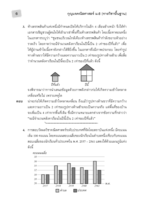 หนังสือกุญแจคณิตศาสตร์-ม-6-รายวิชาพื้นฐาน-หลักสูตรใหม่