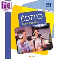 French textbook for young children edito A1 workbook CD MP3 French original edito niveau A1 2016 cahier CD MP3 Stefano campopiano[Zhongshang original]