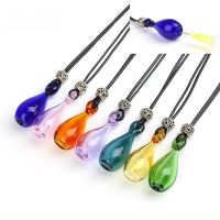 1PC Bottle Pendant Necklace Diffuser Perfume Refillable Coloured Drop