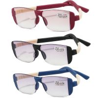 【cw】 Fashion Eye Protection Portable Elegant Reading Glasses Ultra Light Frame Anti Blue Light Eyeglasses