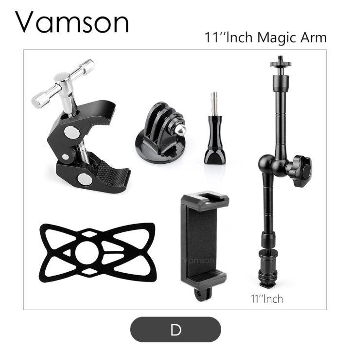 vamson-ขาตั้งคาร์ซีทปรับได้7-11นิ้วสำหรับ-gopro-hero-11-10-9กล้องแอคชั่นแคมเมราอุปกรณ์เสริมสำหรับ-insta360-dji