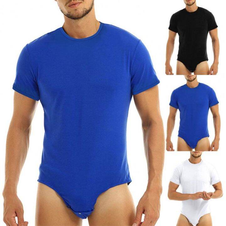 bodysuit-pajamas-bodybuilding-short-sleeve-men-nighty-romper-men-one-piece-underwear-romper