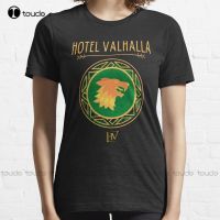 Hotel Valhalla Standard Classic Tshirt Men T Shirt Custom Aldult Teen Digital Printing Tee Shirt Xs5Xl Hd High