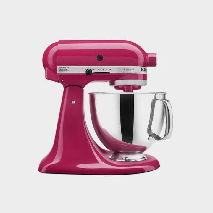 KitchenAid 4.8L Artisan Tilt Head Stand Mixer Cranberry 5KSM150PSBCB
