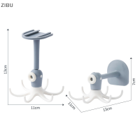 ZIBU ตะขอหมุนได้360ตะขอแขวนผ้าตะขอแขวนผ้าเช็ดตัวหมุนได้ตะขอแขวนภาชนะหมุนได้360องศาที่แขวนตู้