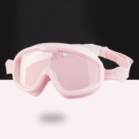 Professional Boys Girls Swim Glasses HD Transparent Anti-fog Large Frame Swimming Goggles Teenager Kids Childrens Swim Eyewear Goggles