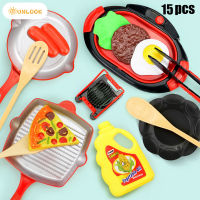 Kitchenware Kit for Kids Kitchen Cooking Set Roleplay Toddler Playhouse Game Toy For Kids Children Game