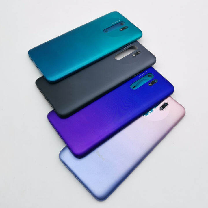 สำหรับ-xiaomi-redmi-9-ฝาหลังแบตเตอรี่ด้านหลังฝาครอบเปลี่ยนสำหรับ-redmi-9-redmi9-เคสโทรศัพท์-กาวสติกเกอร์-lfdddd