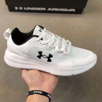 [HOT] Ready Stock Original UA* Ch*Arged Spark White Lightweight Breathable รองเท้าวิ่ง Comfortable Sports Shoes Fitness Mens Shoes 40-45