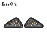 Universal Moto ไฟเลี้ยว LED ไฟควันสามเหลี่ยม Flush Mount Flasher โคมไฟมอเตอร์ไซด์ไฟกระพริบสำหรับ BMW Yamaha Suzuki