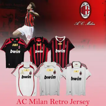 AC Milan 2003-2004 Home Short Sleeve Football Shirt [As worn by Kaká, Nesta  & Shevchenko]