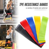 1PC Yoga Resistance Band 5 Levels Elastic Latex Gym Strength Training Rubber Loops Bands Workout Home Fitness Equipment