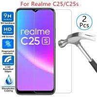 Nesaeสาดเคสสำหรับ Realme C25 C25s ฝาครอบป้องกันหน้าจอกระจกนิรภัยบน Realmi C 25 S 25 S 25c Realmec25กระเป๋าเคสโทรศัพท์360