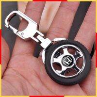 Honda Car Logo Keychain Tire Wheel Key Holder Car Styling Accessories