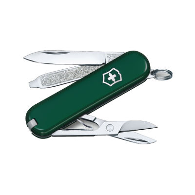 Victorinox มีดพับ Swiss Army Knives (S), Classic SD, Huntergreen (0.6223.4)